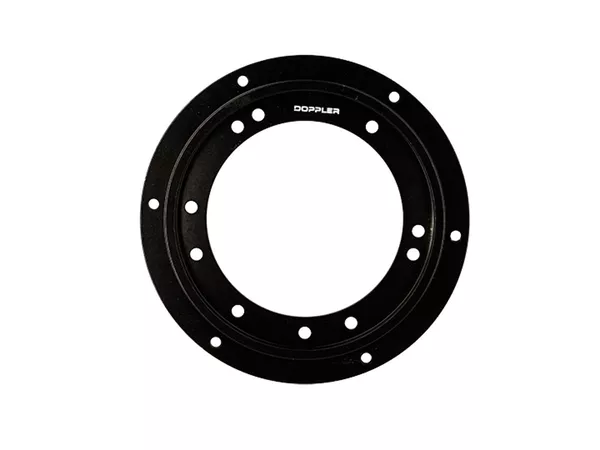 Carrier Plate f. rear sprocket Doppler aluminium CNC black MBK 51
