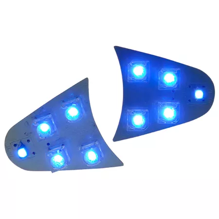 Indicators LED for twin headlight, MBK Nitro \/ Yamaha Aerox blue