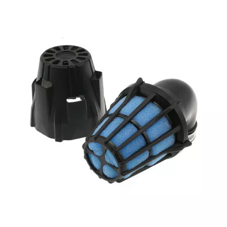 Air Filter Air Box Polini black 90Â° angle d.37mm L.135mm