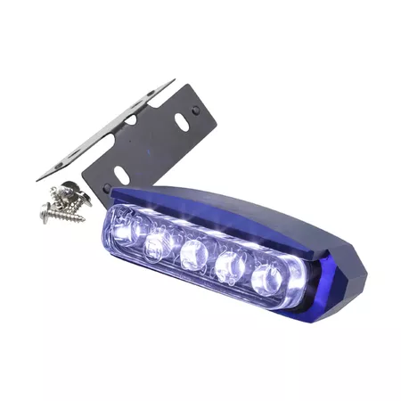 STR8 License Plate LED Lighting with holder blue
