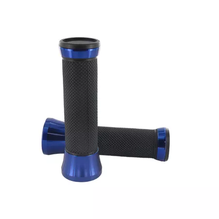 Grips STR8 CNC black \/ blue