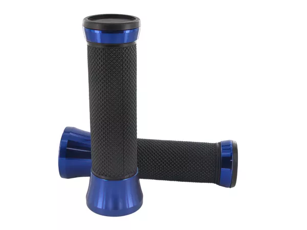 Grips STR8 CNC black \/ blue