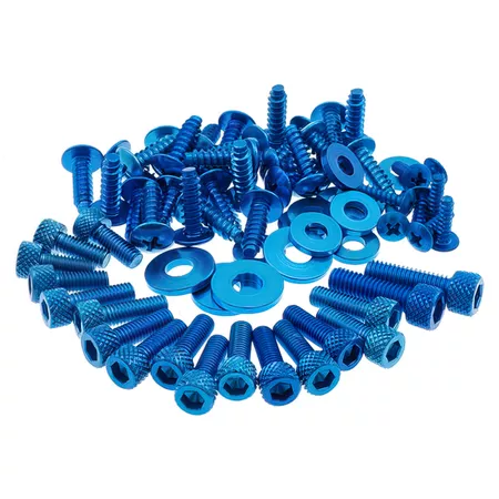 Fairing Screws STR8 Yamaha Aerox blue
