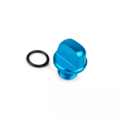 Oil Cap STR8 New Style Minarelli blue