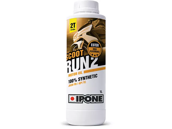2-Stroke Engine Oil Ipone Scoot Run 2 100% synthetic 1L