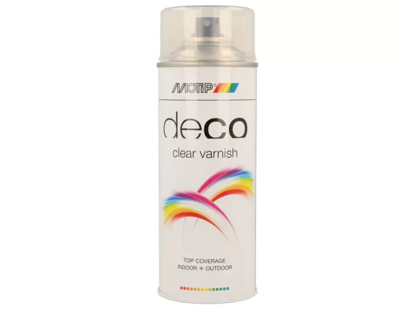 Clear Varnish MoTip 400ml (spray)