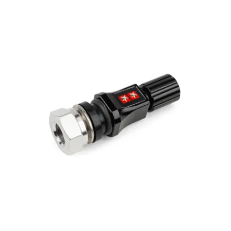 Tire Valve Stage6 CNC straight black