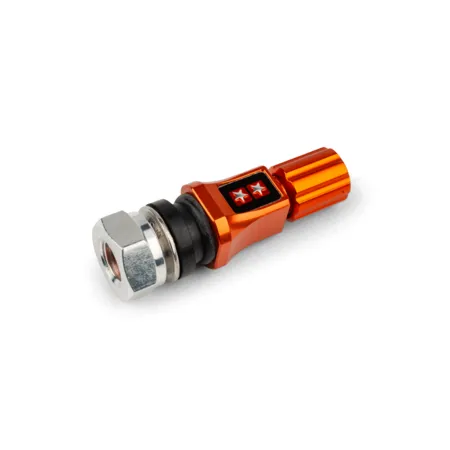 Tire Valve Stage6 CNC straight orange