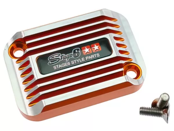 Stage6 Brake Cylinder Cover 'SSP II' Aprilia SR anodized orange
