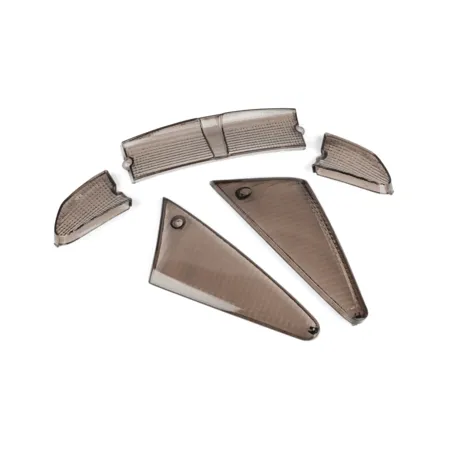 Indicator \/ Taillight Lens Set Aprilia SR50 before 1997 black