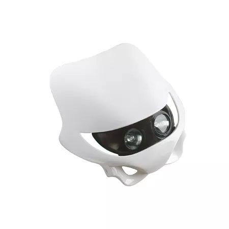 Headlight Mask Cross 2 (Twin Halogen 2X20W) white
