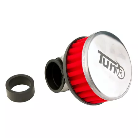 Air Filter âAir Coolâ 90Â° angle d.28-35mm red