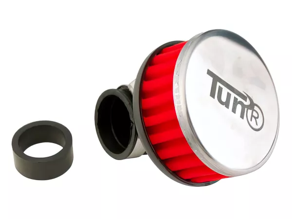 Air Filter âAir Coolâ 90° angle d.28-35mm red
