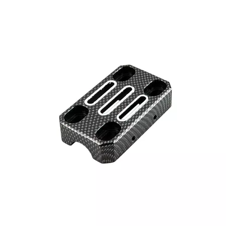 Handlebar Bracket universal aluminium carbon look