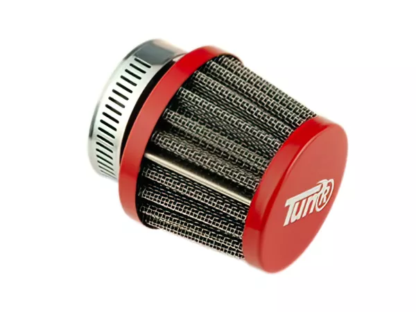 Tun'R Air Filter KN conical d.28-35 (small) glossy red