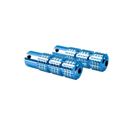 Foot Pegs knurled blue