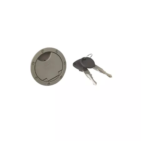 Fuel Cap lockable Yamaha Aerox \/ Nitro silver-gray