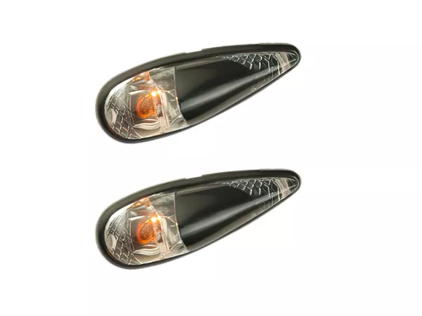 Lights Raindrop Micro Clips orange\/black