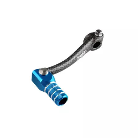 Tun'R Gear Shift Pedal Minarelli AM6 carbon look\/blue