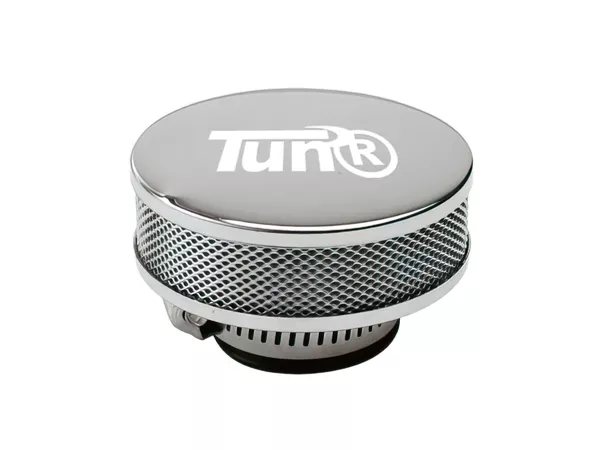 Tun'R Air Filter d.28-35 extra flat straight chrome