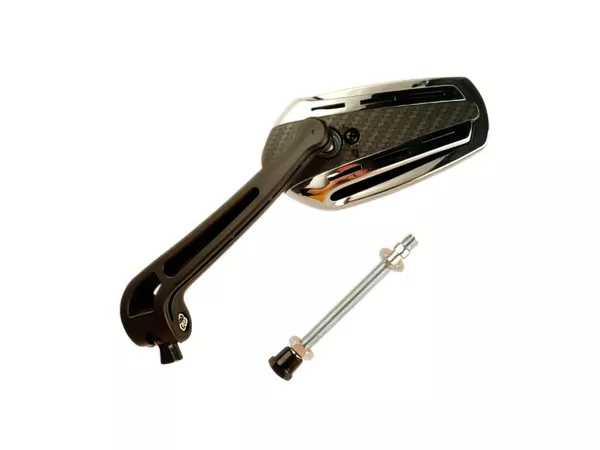 Left Mirror Formula d=8mm chrome\/carbon look