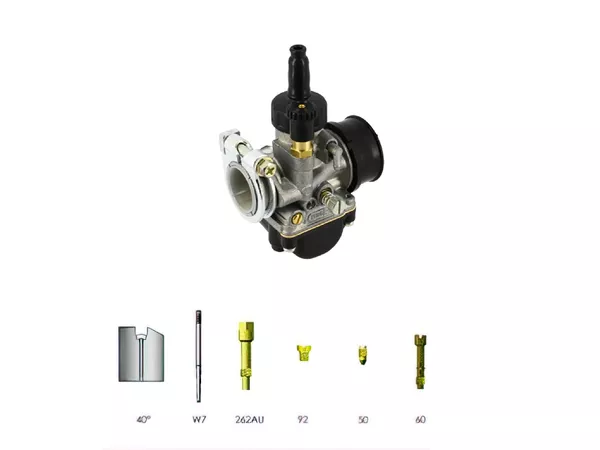 Carburetor Dell'Orto PHBG 21mm CS solid mount moped