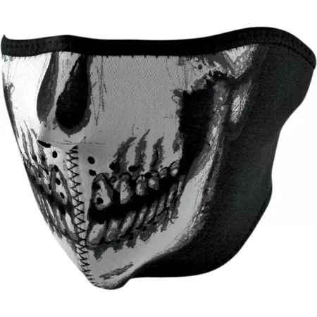 Half Face Mask Skull phosphorescent