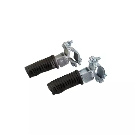 Foot Pegs rear swiveling oval black