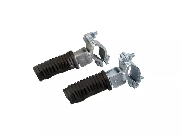 Foot Pegs rear swiveling oval black