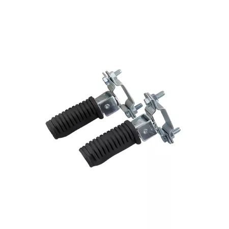 Foot Pegs rear swiveling square black