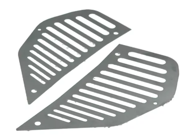 ODF Radiator Grille brushed aluminium Aprilia SR50 \/ DiTech (after 1997)