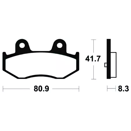 Bendix Brake Pads rear organic Suzuki Burgman AN 250-400cc 2001-2006