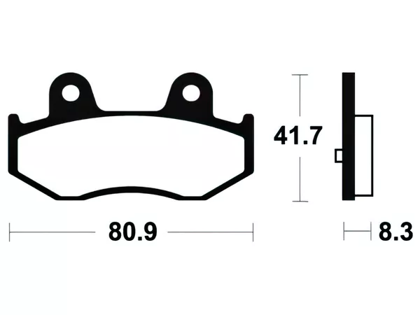 Bendix Brake Pads rear organic Suzuki Burgman AN 250-400cc 2001-2006