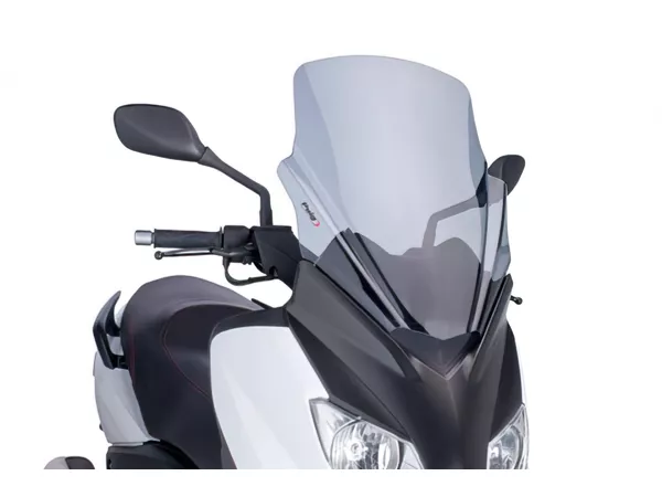 Windshield Puig V-Techline Yamaha Xmax 125-250cc 2010-13 smoke