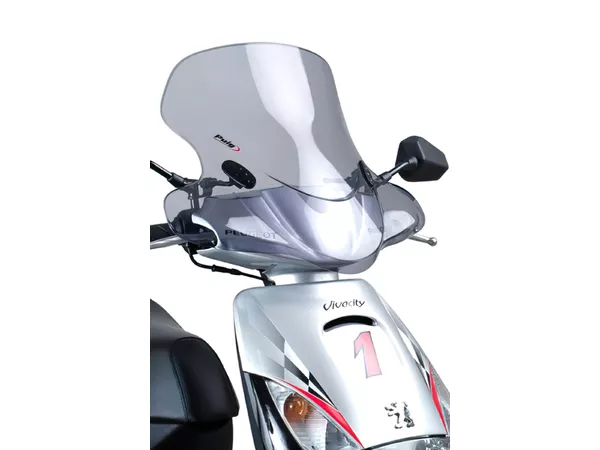 Puig Windshield Traffic Peugeot Vivacity 50cc 2004-07 smoke