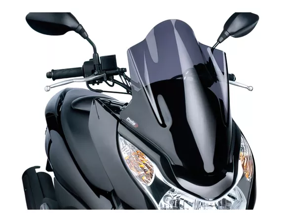 Windshield Puig V-Techline Honda PCX 125cc 2010-13 dark smoke