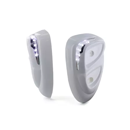 BCD Front Bumper Pads with LEDs MBK Stunt \/ Slider white