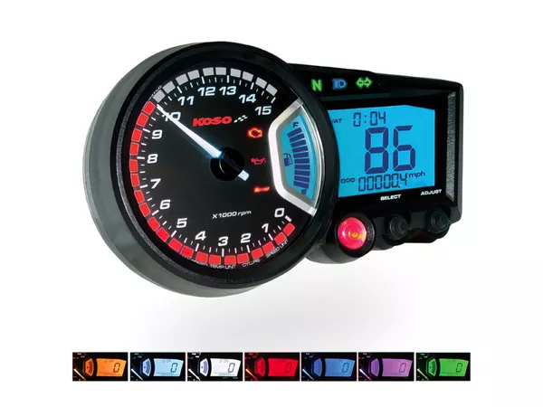 Koso Speedometer\/Tachometer RX2