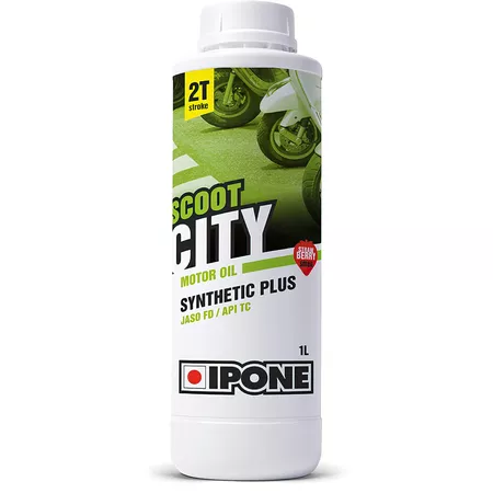 2-Stroke Engine Oil Ipone Scoot City strawberry semi-synthetic 1L