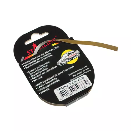 Tuning Tape MoTip solid line gold 6mm - 10m