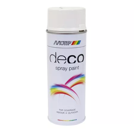 Spray Paint Motip RAL 9010 pure white 400ml