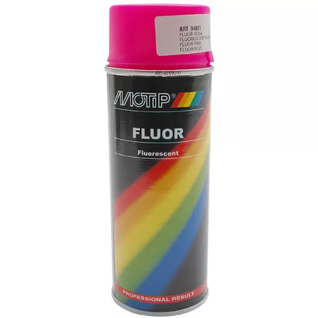 Fluorescent Spray Paint MoTip pink 400ml