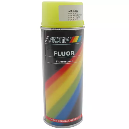 Spray Paint Motip fluorescent yellow 400ml