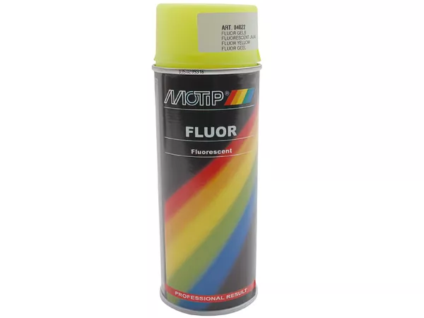 Spray Paint Motip fluorescent yellow 400ml