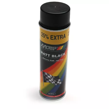 Acrylic Paint MoTip matte black 500ml