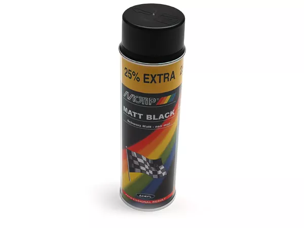 Acrylic Paint MoTip matte black 500ml