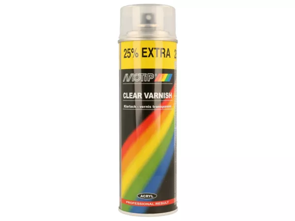 High Gloss Clear Varnish Spray MoTip 500ml