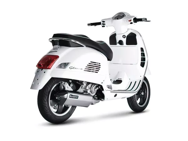 Akrapovic Slip-on Exhaust stainless steel Piaggio GTS 125 \/ 250cc after 2005