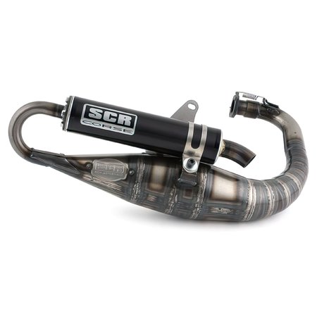 SCR Corse Exhaust Hand Made 70 Carbon Yamaha BW's \/ Slider