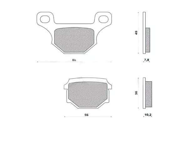Brake Pads Doppler Rieju MRT